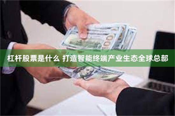 杠杆股票是什么 打造智能终端产业生态全球总部