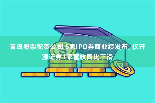 青岛股票配资公司 5家IPO券商业绩发布, 仅开源证券1家营收同比下滑