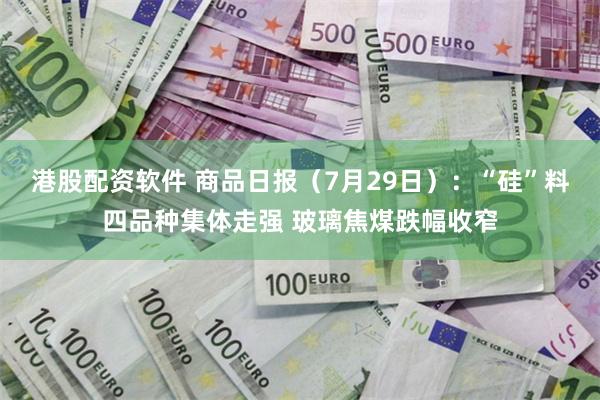 港股配资软件 商品日报（7月29日）：“硅”料四品种集体走强 玻璃焦煤跌幅收窄