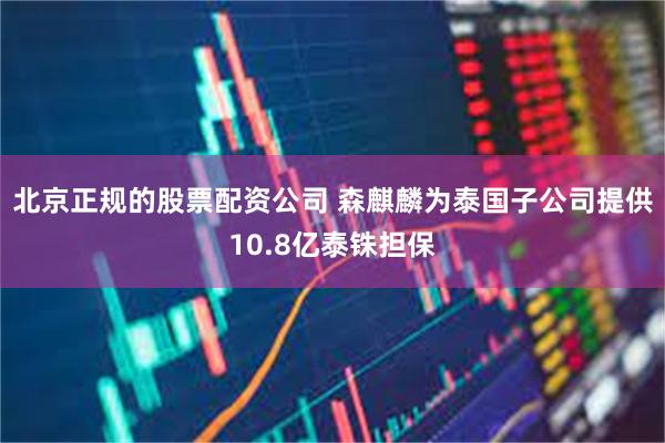 北京正规的股票配资公司 森麒麟为泰国子公司提供10.8亿泰铢担保